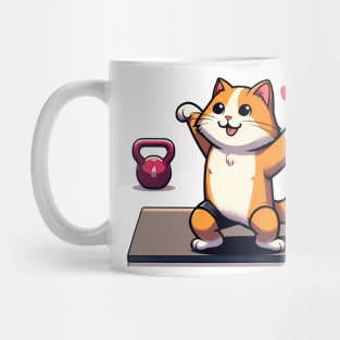 Kitty's Kettlebell Dance Mug